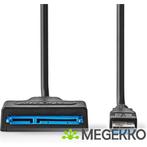 Nedis Hardeschijfadapter USB 3.2 Gen1 2.5   SATA, USB Gevoed, Computers en Software, Harde schijven, Verzenden, Nieuw, Nedis