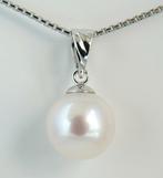 Zonder minimumprijs - Hanger - 18 karaat Witgoud Parel -