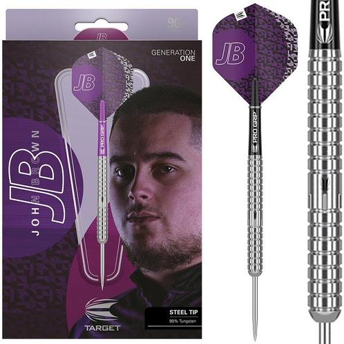 Target John Brown 90% Tungsten 22 gram (Steeltip dartpijlen), Sport en Fitness, Darts, Pijlen, Nieuw, Ophalen of Verzenden