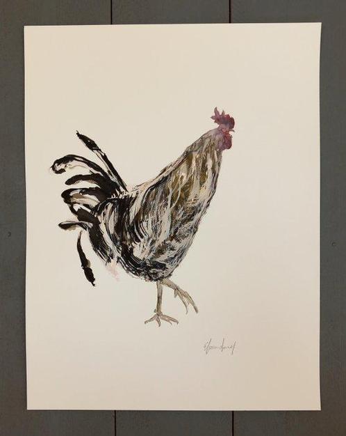 Erik-Jan Vaandering - Haantje de voorste XVV, Antiek en Kunst, Kunst | Schilderijen | Modern