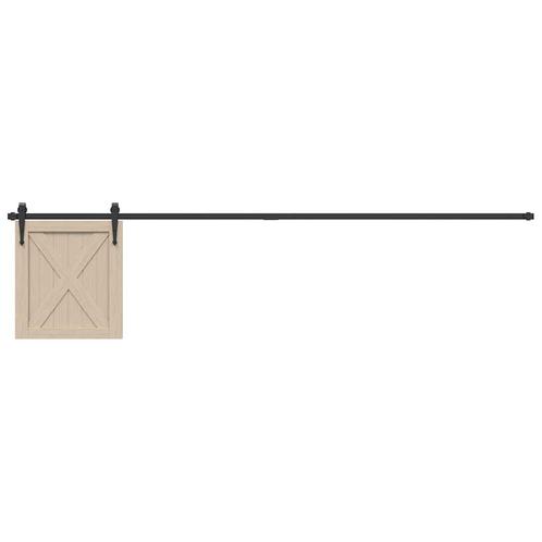 vidaXL Ophangset voor schuifdeur 213 cm koolstofstaal, Doe-het-zelf en Verbouw, Overige Doe-het-zelf en Verbouw, Nieuw, Verzenden
