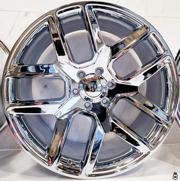22 inch 6x139.7 Performance Pr192 Full Chrome Dodge Ram, Auto-onderdelen, Banden en Velgen, Velg(en), Nieuw, 21 inch, Ophalen of Verzenden