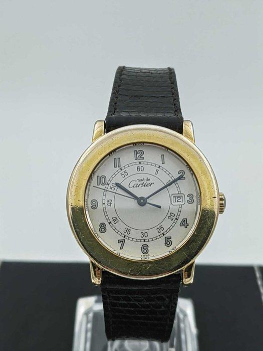 Cartier - Must de Cartier Ronde - 1800 1 - Unisex -, Sieraden, Tassen en Uiterlijk, Horloges | Heren