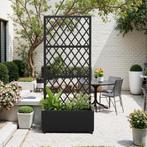 Roomdivider Malja met plantenbak 190x82x38 cm zwart casa.pro, Verzenden, Nieuw