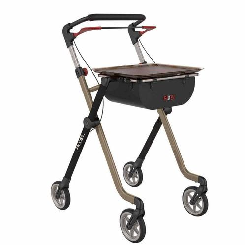 Rehasense Space Binnen rollator - Champagne/Zwart, Diversen, Verpleegmiddelen, Nieuw, Ophalen of Verzenden