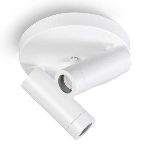 *WOONWINKEL* ETH Miller Dubbele Lamp Spot Wit, Huis en Inrichting, Lampen | Spots, Nieuw, Verzenden