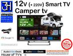 Nieuwe 12Volt Google Smart tv ideale Camper TV of Caravan TV, Overige merken, LED, 50 Hz, HD Ready (720p)