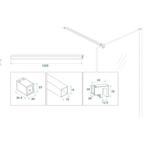 Stabilisatiestang BWS Mark 120 cm Messing Goud, Ophalen of Verzenden, Nieuw