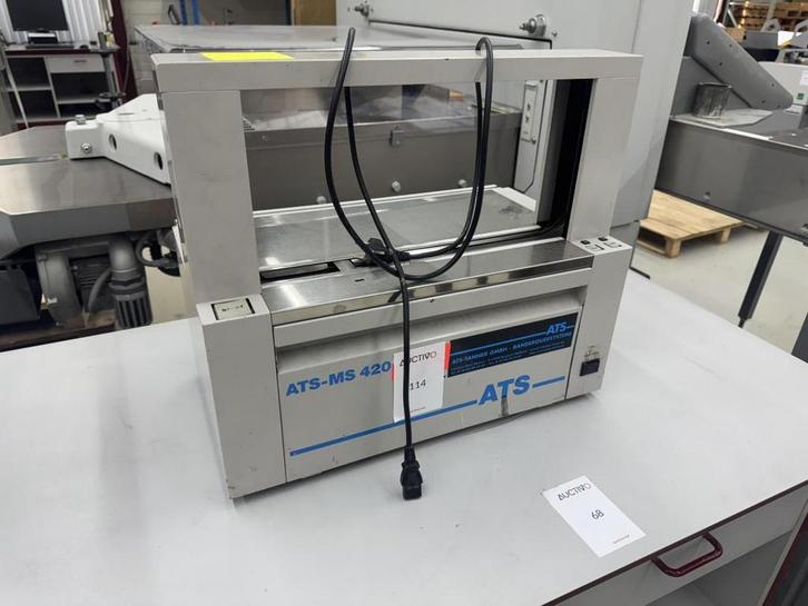 Online veiling: ATS ATS-MS420 Banderolleer Machine, Doe-het-zelf en Verbouw, Gereedschap | Overige machines, Gebruikt