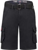 Heren Korte Broek Zakken Geographical Norway Pionec Zwart, Verzenden, Nieuw, Zwart