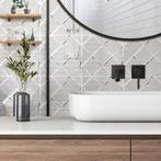 Zelfklevende Mozaïek Tegel - Afimera Silver Glass - Zilver -, Ophalen of Verzenden, Nieuw