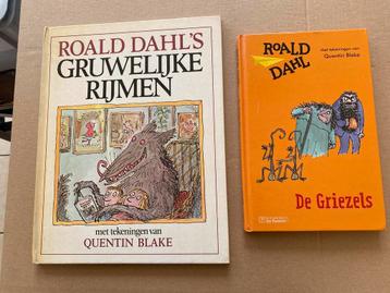 2 Boeken Roald Dahl  - De Griezels - Gruwelijke Rijmen beschikbaar voor biedingen