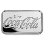 Wereld. Silver bar ND Coca Cola, 1 Oz (.999) (Zonder