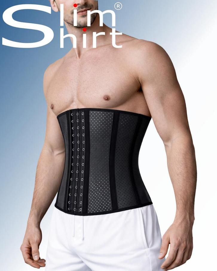 Perforated Waist Trainer Men -Zwart-3, Kleding | Heren, Ondergoed