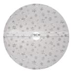 Ruhhy Kerstboommat 78cm - Decoratief met Zilveren Sterren..., Diversen, Kerst, Ophalen of Verzenden, Nieuw