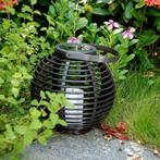 Solar LED Lantaarn Basket Small + Medium (set van 2 stuks), Tuin en Terras, Buitenverlichting, Kunststof, Verzenden, Minder dan 50 watt