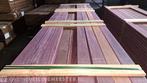 Ca. 61x Purple Heart hardhouten planken geschaafd, 21x90m, Nieuw