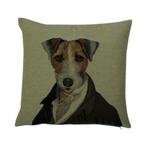 gobelin kussen aristo graaf jack russel 45x45cm, Huis en Inrichting, Verzenden, Nieuw
