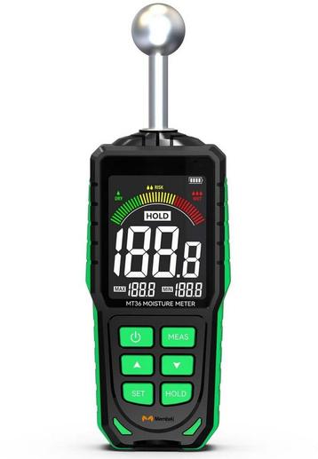 Membeli Contactloze Vochtmeter incl. LED Zaklamp – Digitale beschikbaar voor biedingen