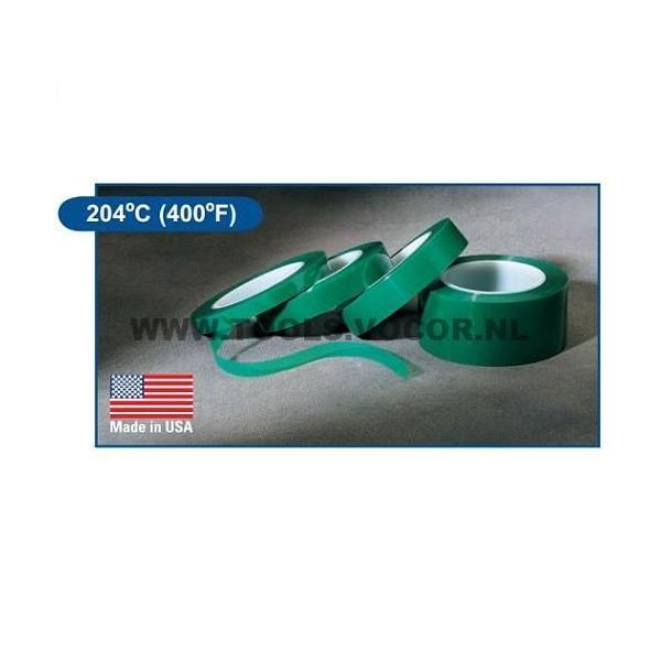 Poly tape groen 25mm,  A12, 220°C - 66 meter (RESTAURATIE), Auto diversen, Autogereedschap, Nieuw, Verzenden