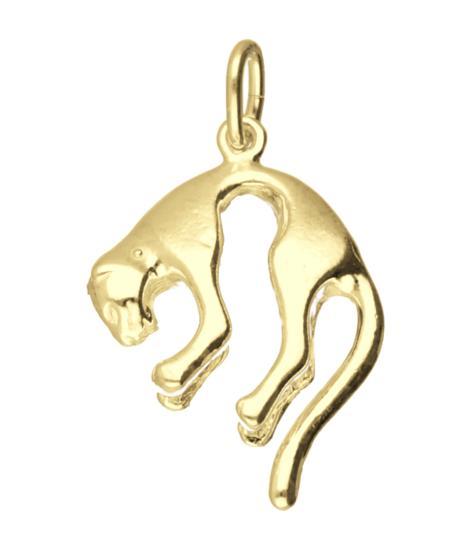 Gouden Panter ketting hanger, Sieraden, Tassen en Uiterlijk, Kettinghangers, Verzenden