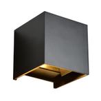 LED Wandlamp - cube - thebe - 2x3w - dimbaar - Waterdicht -, Huis en Inrichting, Lampen | Overige, Nieuw, Ophalen of Verzenden