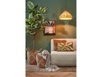Mica Decorations Elisa Hanglamp - H24 x Ø40 cm - Raffia -, Huis en Inrichting, Lampen | Hanglampen, Verzenden, Nieuw