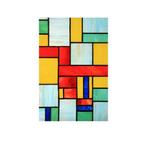 Raamfolie Glas In Lood Zelfklevend Gekleurd 60x120, Verzenden, Nieuw