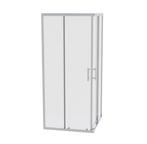SALE - Krevo 90 x 90 -  Chroom - Douchecabine  -  Douchewand, Doe-het-zelf en Verbouw, Ophalen of Verzenden, Nieuw