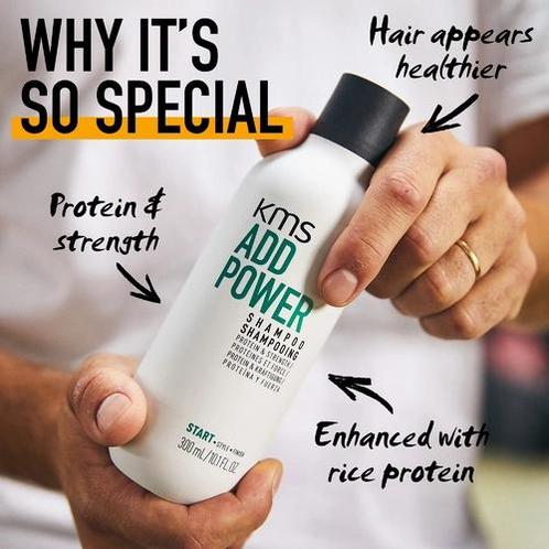 KMS AddPower Shampoo, Sieraden, Tassen en Uiterlijk, Uiterlijk | Haarverzorging, Nieuw, Verzenden