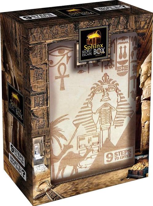 Secret Escape Box - Sphinx | Eureka - Puzzels, Hobby en Vrije tijd, Denksport en Puzzels, Nieuw, Verzenden