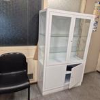 Mooie vitrine kast met opbergruimte afm 160x100x40 cm, Huis en Inrichting, Kasten | Vitrinekasten, Ophalen of Verzenden, Nieuw