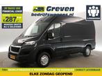 Peugeot Boxer 330 2.0 BlueHDI L2H2 Airco Cam Cruise €287pm, Zwart, Nieuw, Peugeot, Handgeschakeld