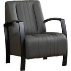 Grijze fauteuils, Huis en Inrichting, Fauteuils, Ophalen of Verzenden, Nieuw, Leer