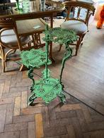 Bijzettafel - Gietijzer - Art Nouveau-antiek groen