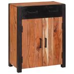 vidaXL Buffets & Zijtafels Bruin 55 x 30 x 75 cm Massief, Huis en Inrichting, Kasten | Buffetkasten, Verzenden, Nieuw, 50 tot 100 cm