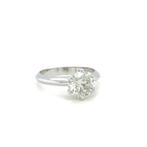Ring - 14 karaat Witgoud - 2.01ct. tw. Diamant (Natuurlijk), Nieuw