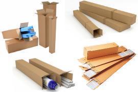 karton koker vierkant | 100x100x850mm GEEN VRACHTKOSTEN!, Zakelijke goederen, Partijgoederen en Retail | Verpakking en Verzending
