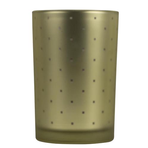 windlicht blokjes goud paars large 18cm*, Huis en Inrichting, Woonaccessoires | Overige, Verzenden
