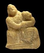 Oud-Egyptisch - Composition en albast - Leda en de zwaan -