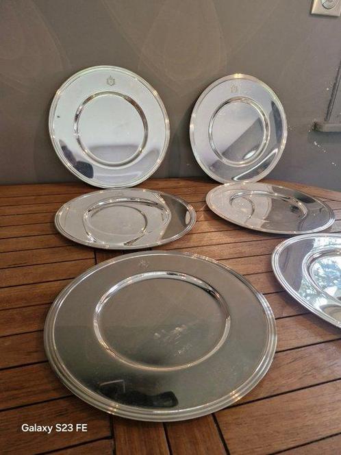 Christofle - Model Albi - Bord (6) - Metalen argente, Antiek en Kunst, Antiek | Meubels | Tafels