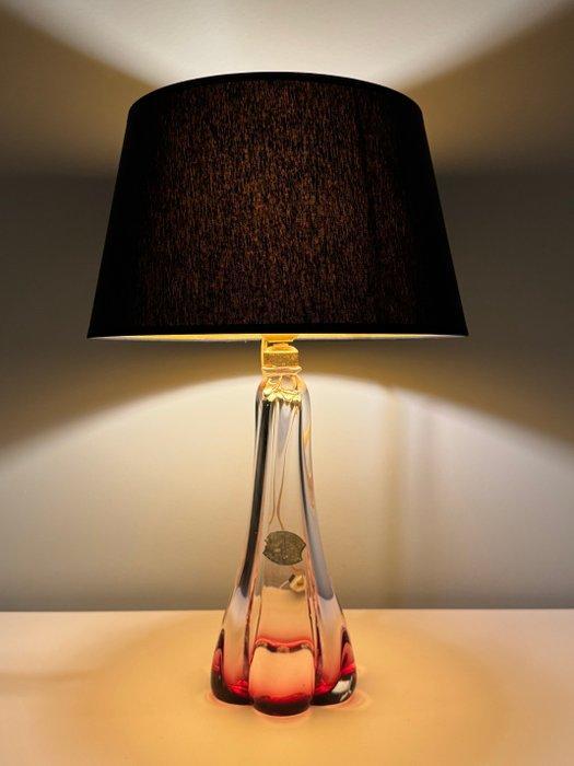 Val Saint Lambert - René Delvenne - Tafellamp - Kristal, Antiek en Kunst, Antiek | Lampen