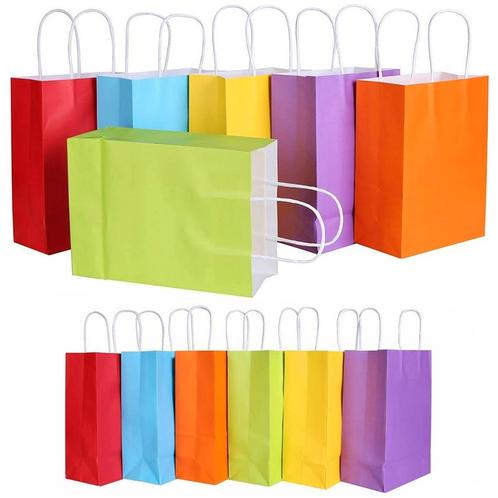 Fako Bijoux® - 24 Papieren Uitdeeltasjes - 16x8x22cm -, Diversen, Cadeauverpakkingen, Verzenden