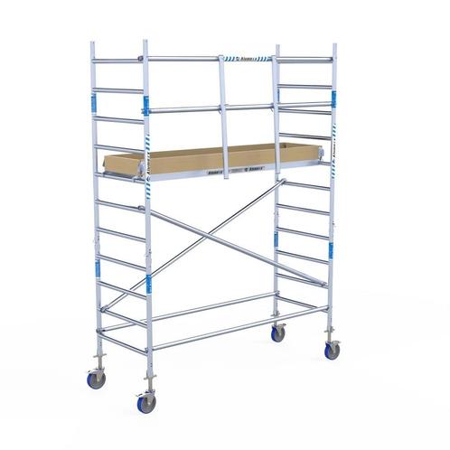 ALX rolsteiger 90 x 4,2m WH met voorloopleuning, Doe-het-zelf en Verbouw, Steigers, Rolsteiger of Kamersteiger, Nieuw, 2 tot 5 meter