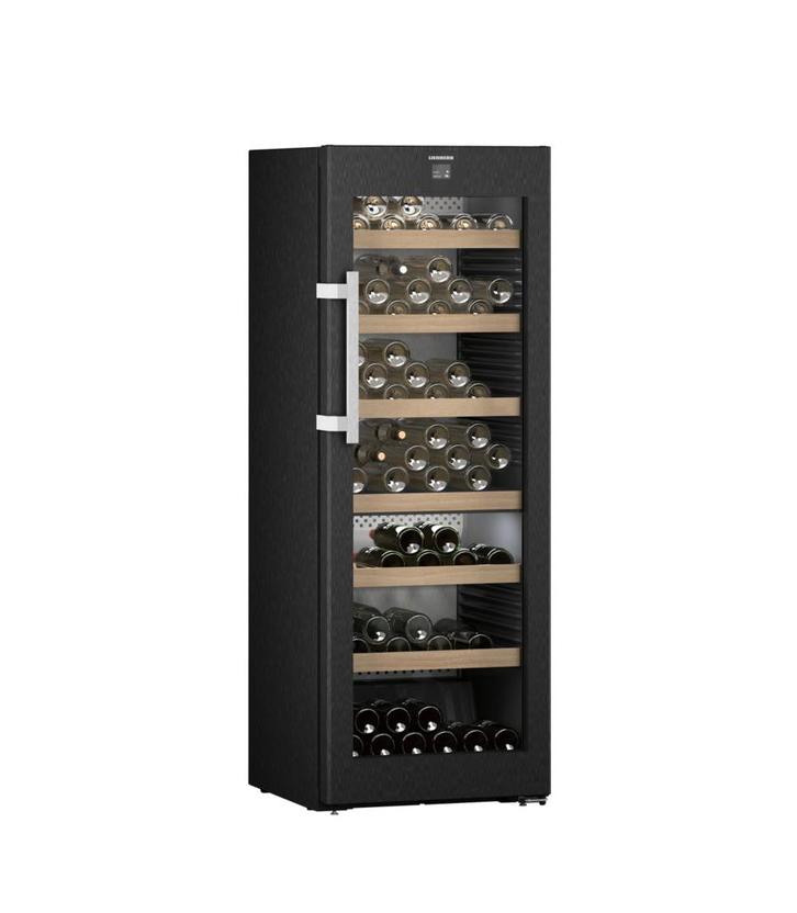 wijnklimaatkast | 2 zones | 131 flessen | BlackSteel | +5..., Zakelijke goederen, Horeca | Keukenapparatuur, Verzenden