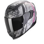 Scorpion Exo 520 Evo Air Fasta Matt Zwart-Zilver-Roze, Motoren, XXS, Integraalhelm, Nieuw met kaartje, Overige merken
