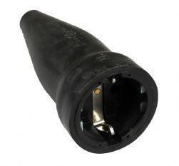 Contrastekker 230.volt Rubber, Doe-het-zelf en Verbouw, Elektra en Kabels, Nieuw, Verzenden