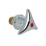 BONFIX Binnenwerk messing 1/2 met chroom knop rood, Doe-het-zelf en Verbouw, Ophalen of Verzenden, Nieuw