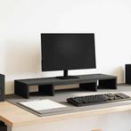 vidaXL Monitorstandaard Verhoger Verstelbaar Zwart Eiken, Computers en Software, Overige Computers en Software, Verzenden, Nieuw
