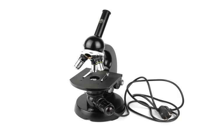 Microscoop - 3 objectieven - 1970-1980 - Duitsland - Carl, Verzamelen, Fotografica en Filmapparatuur